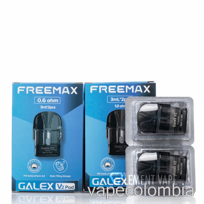 Kit Completo De Vapeo Freemax Galex V2 Cápsulas De Repuesto 0.8ohm Galex V2 Cápsulas